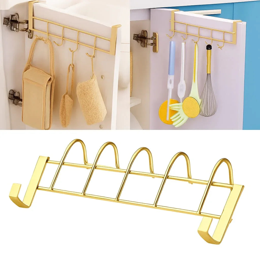 Golden Cabinet & Door Hanger – Space-Saving Hook - Clarify.pk