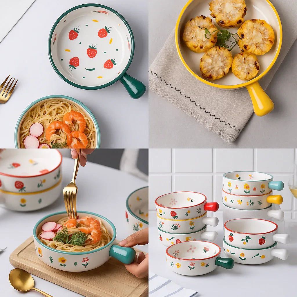 Premium Ceramic Bowl – Durable Dining Bowl with Box Packing - Clarify.pk