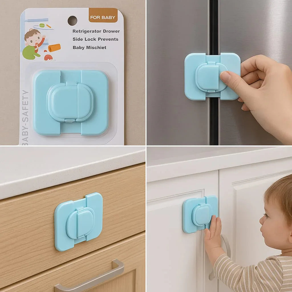 Child Safety Fridge Lock – Baby Proof Refrigerator Lock - Clarify.pk