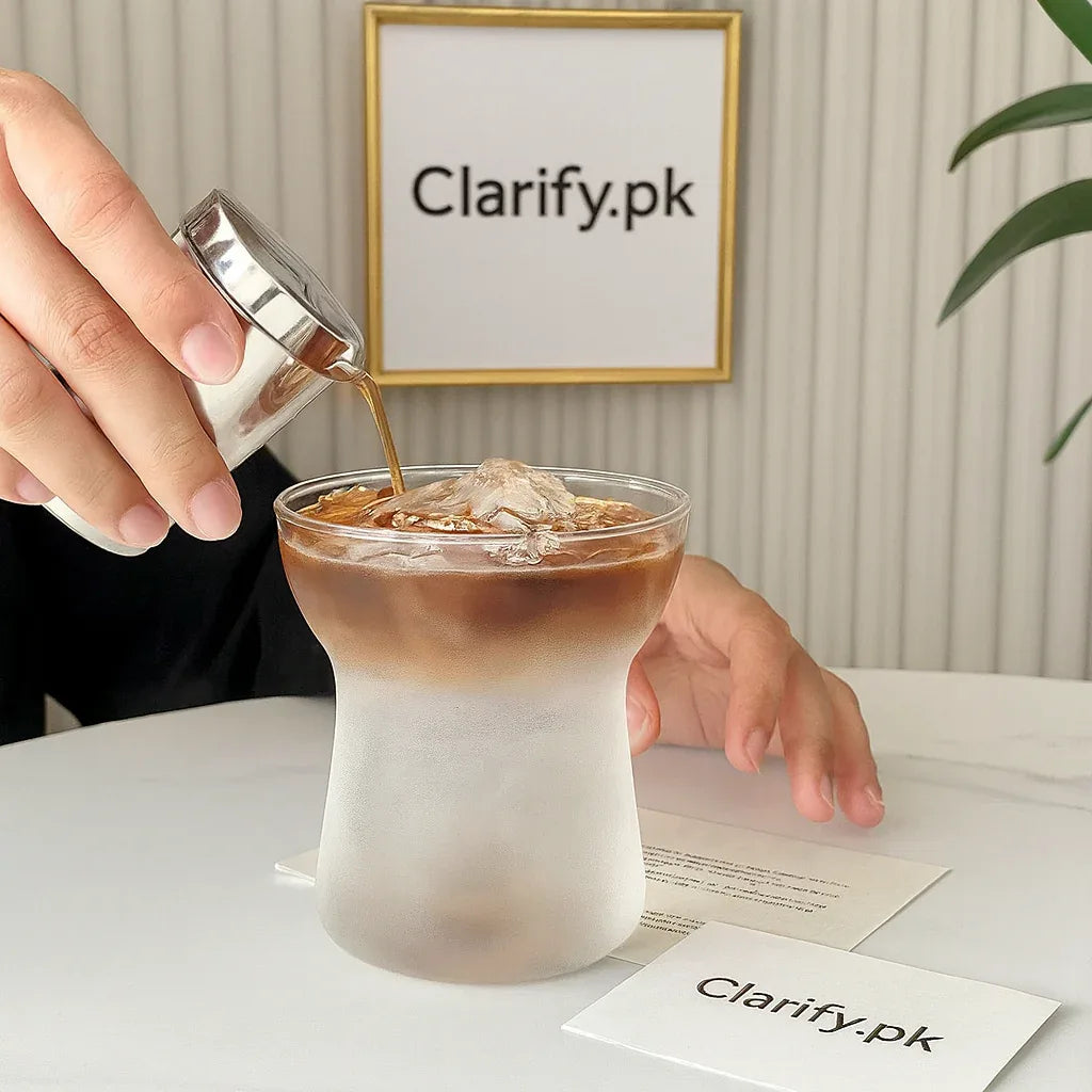 Luxury Modern Water Glass - Clarify.pk