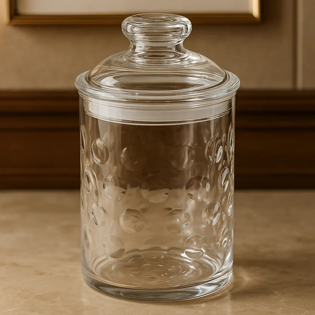 Luxury Glass Jar – Premium Kitchen Storage Container - Clarify.pk