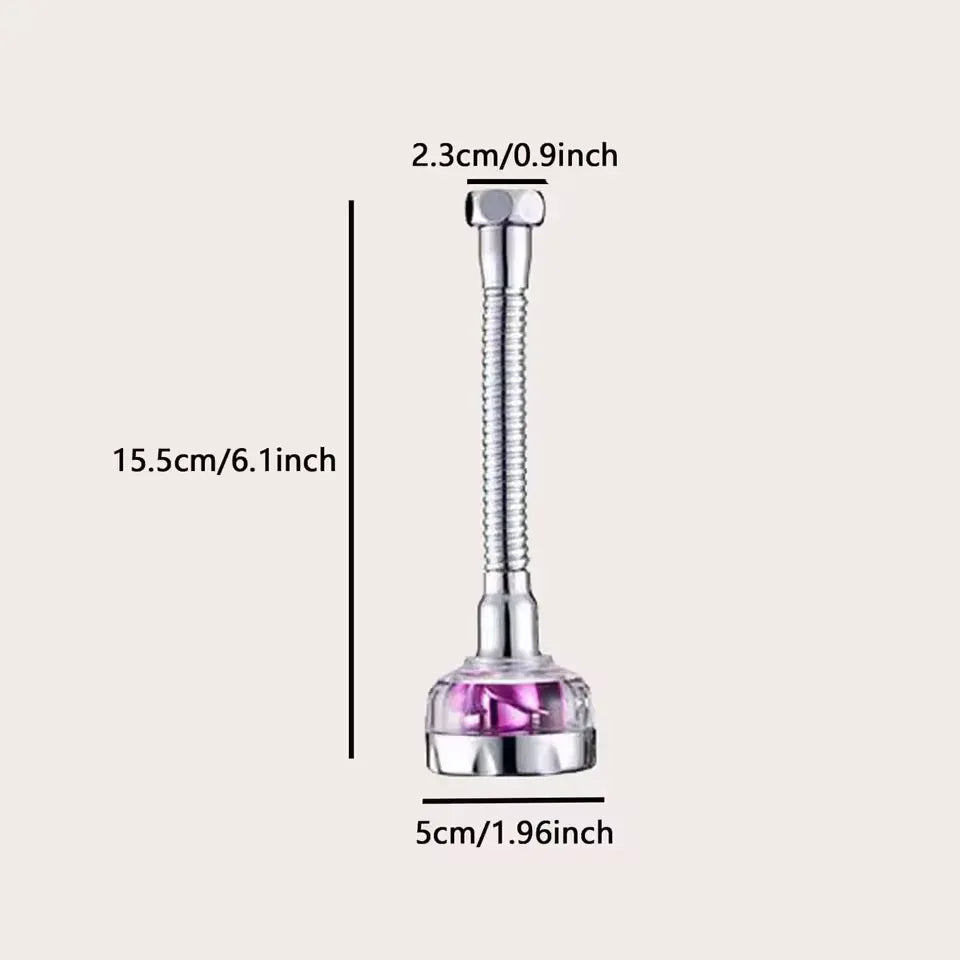 360 Degree Rotating Kitchen Faucet Nozzle Aerator - Clarify.pk