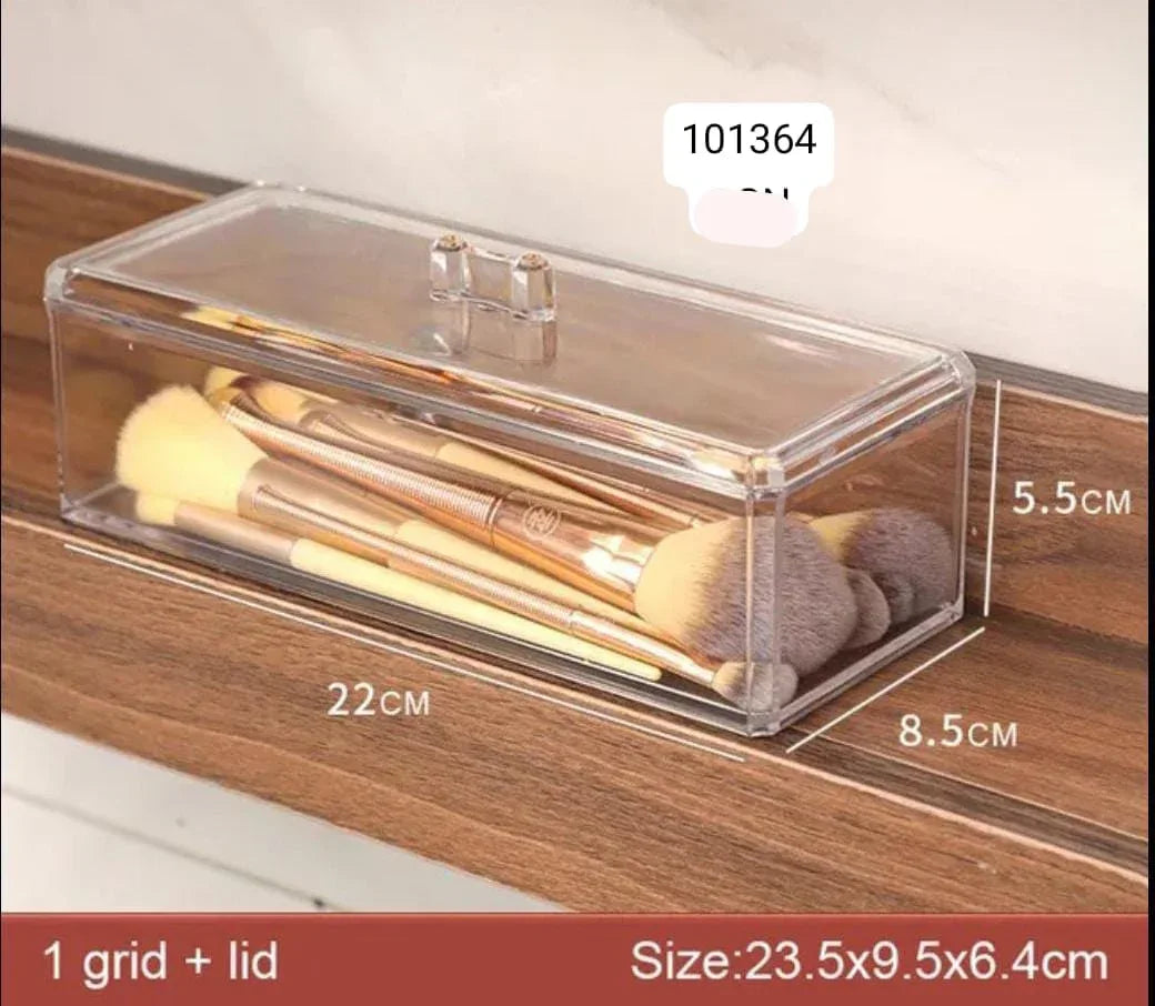 Acrylic Cosmetic Brush Holder – Makeup Organizer - Clarify.pk