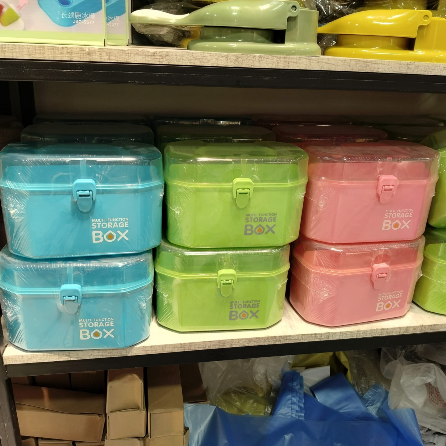 Multifunction Medicine Storage Box – Hexa Design (Random color) GH