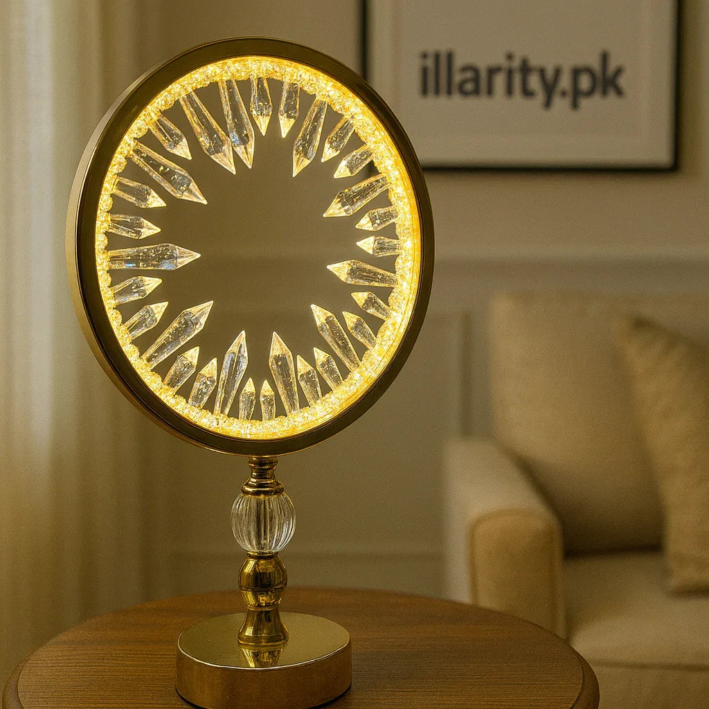 LED Metal Lamp – Modern Decorative Table Lamp - Clarify.pk