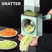 Multifunctional 3in1 Vegetable Cutter - Rotary Drum Cutter and Slicer - Clarify.pk