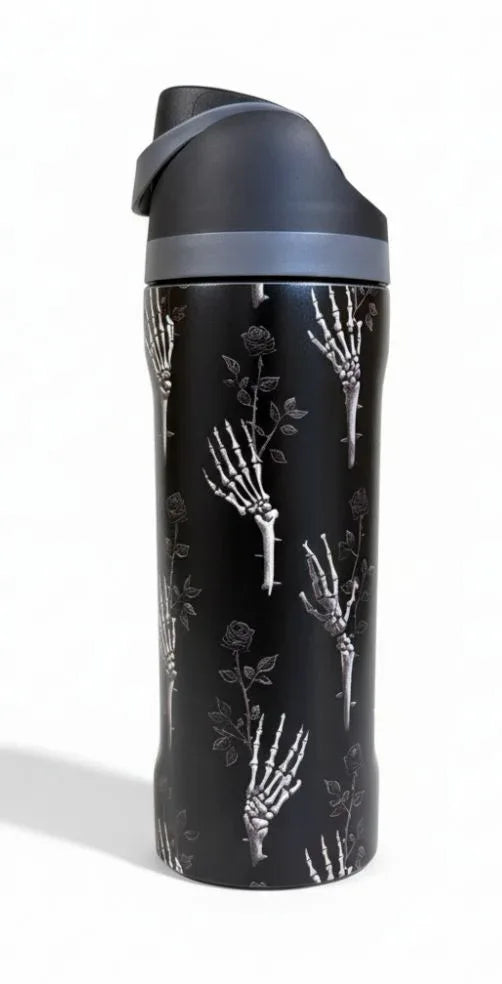 Premium Skeleton Hand 32oz Owala Bottle – Unique Water Bottle (950ml) - Clarify.pk