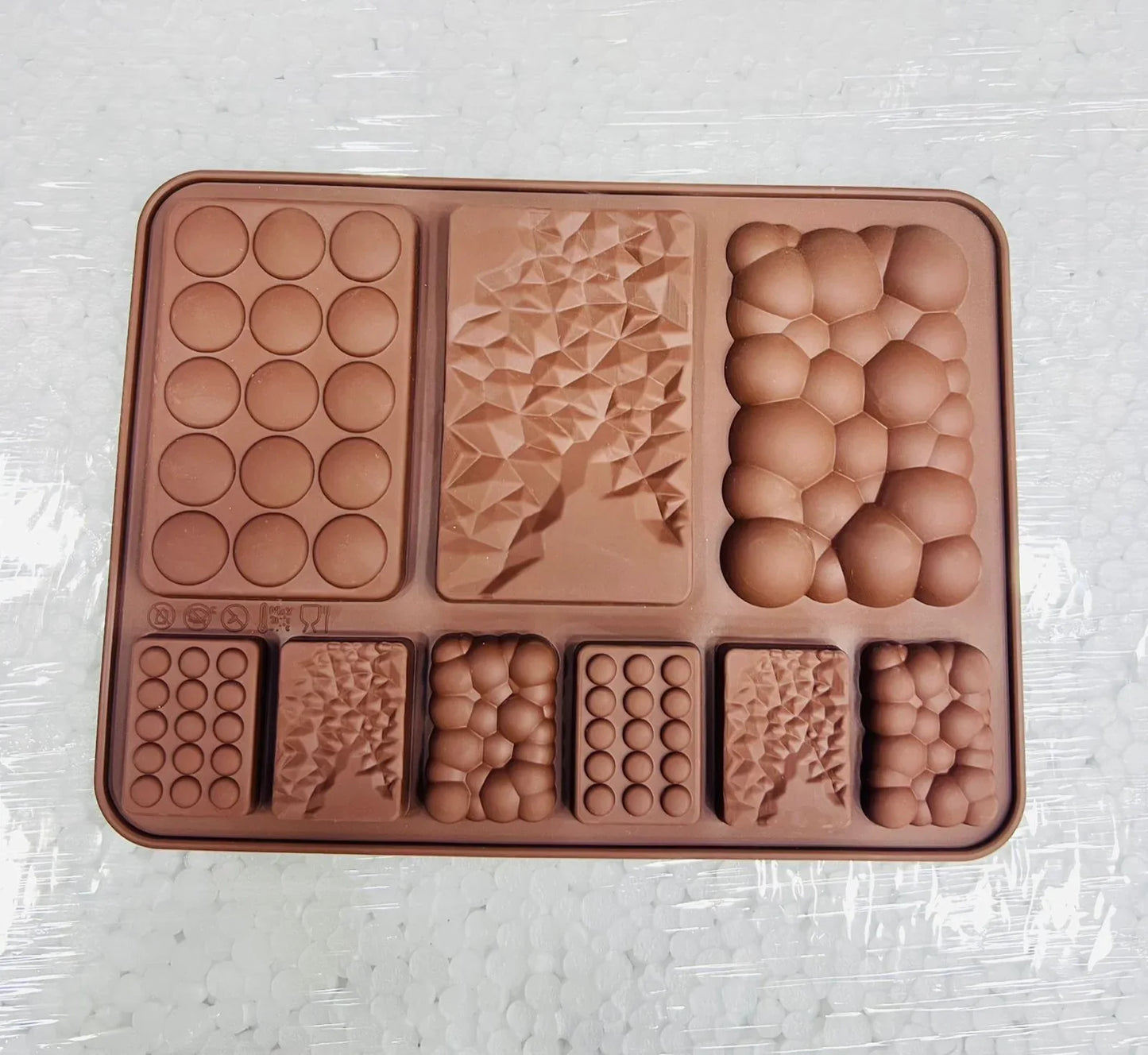 Chocolate Design Silicone Mold – Non Stick & Reusable - Clarify.pk