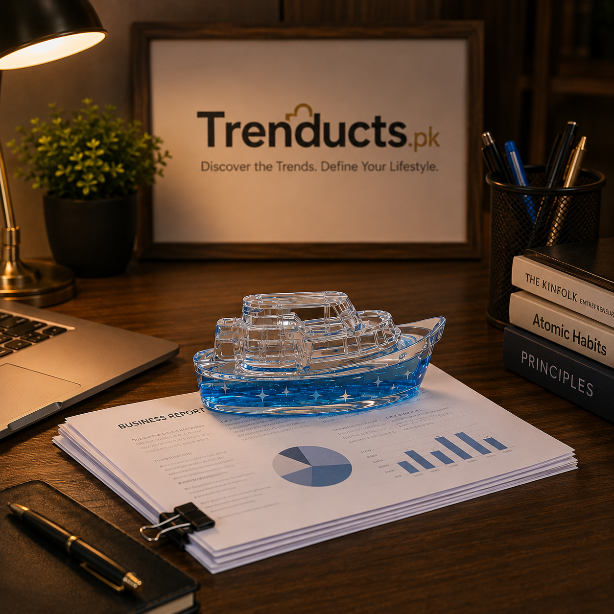 Titanic Cruise Ship Cruise Floating Liquid Fluid Paperweight