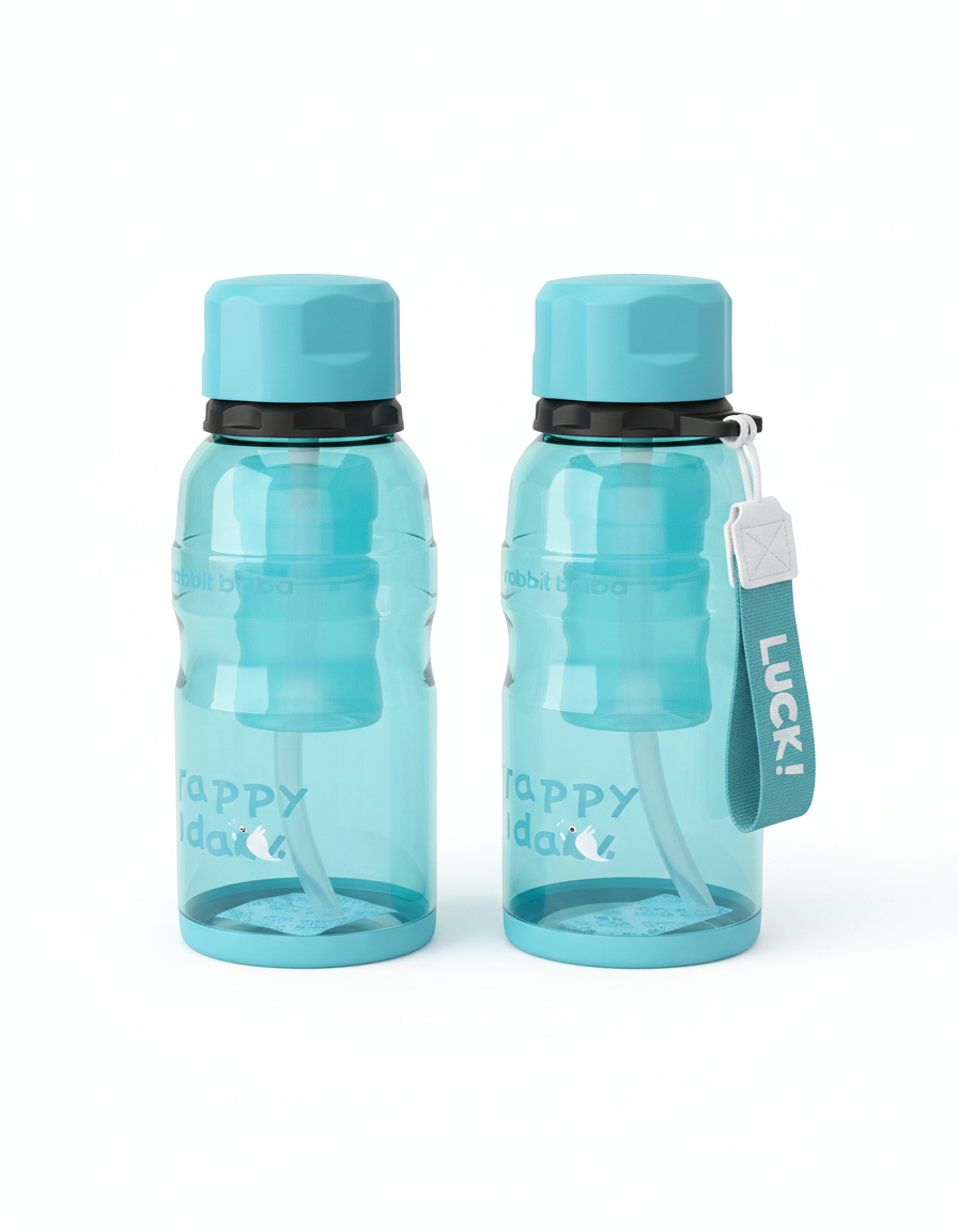 Rabbit Baba Sports Tumbler – Tiffany Green (Dolphin Edition)