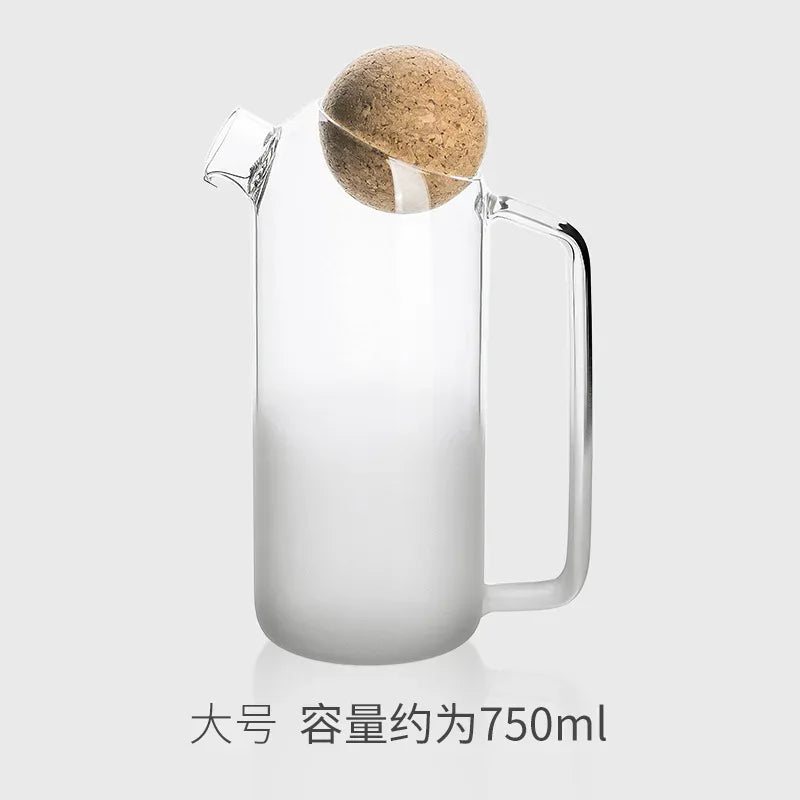 Heat-Resistant Glass Teapot with Wooden Lid – Elegant Tea Pot - Clarify.pk