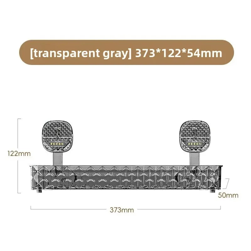 Premium Suction Cup Bathroom Storage Shelf (High Quality) - Clarify.pk