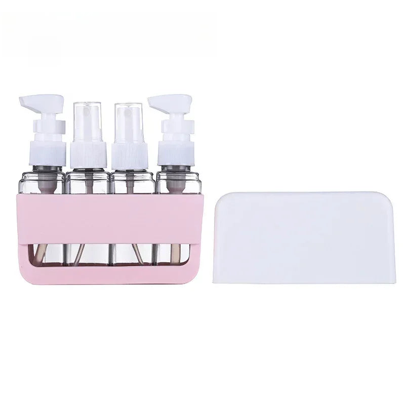 4-in-1 Travel Toiletry Bottles – Leak Proof & Refillable - Clarify.pk