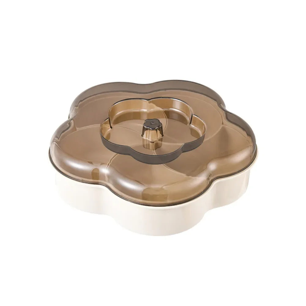 Luxury Divided Snack Serving Tray with Lids - Clarify.pk