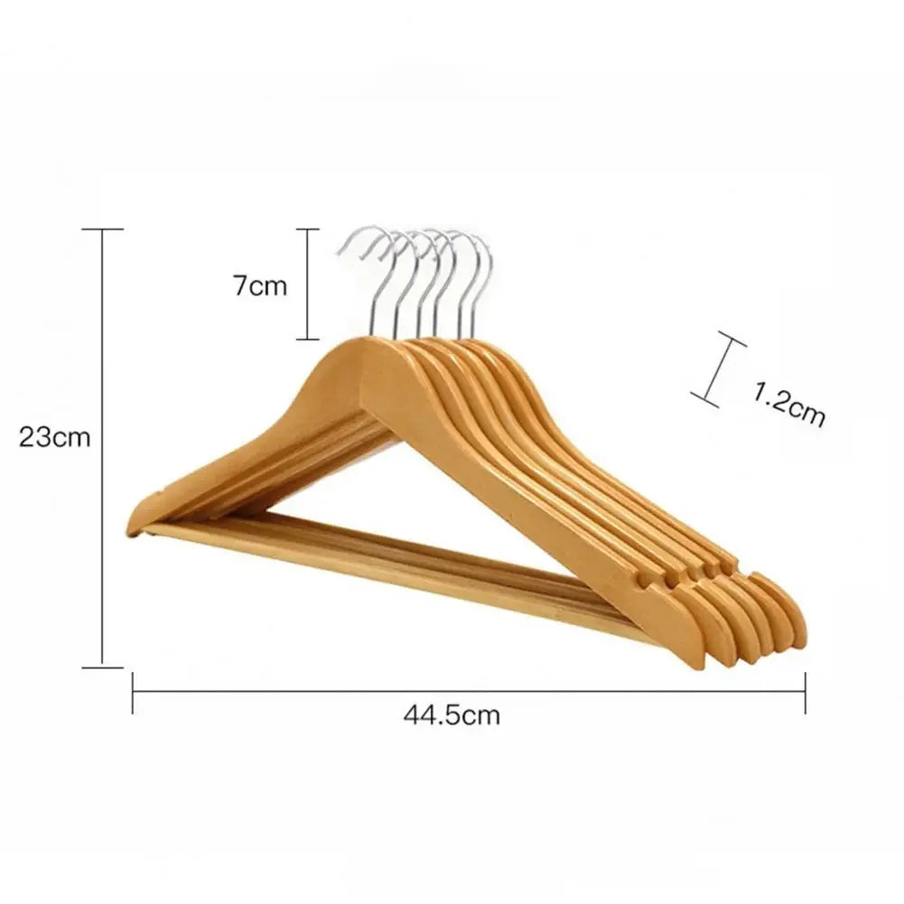 Pack of 3 Wooden Clothes Hangers – Premium Quality - Clarify.pk