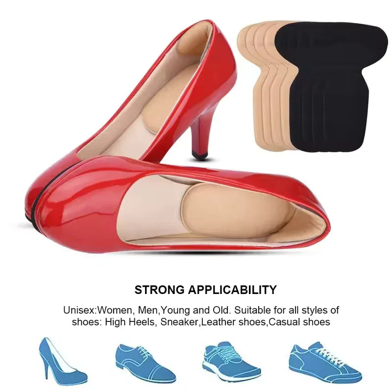 Half Insoles for Women Shoes High Heels Liner Insert Back Stickers Heel Pain Relief Protector Cushion Pads Foot Heel Pain Relief - Clarify.pk