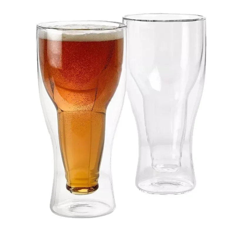 Double Layer Glass Juice Mug – Heat Resistant Cup - Clarify.pk