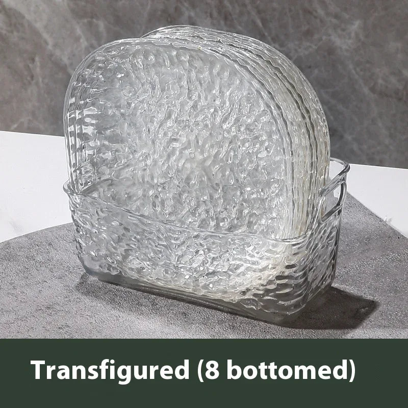 8-Piece Plastic Bone Plates – Small Snack & Dining Dishes - Clarify.pk