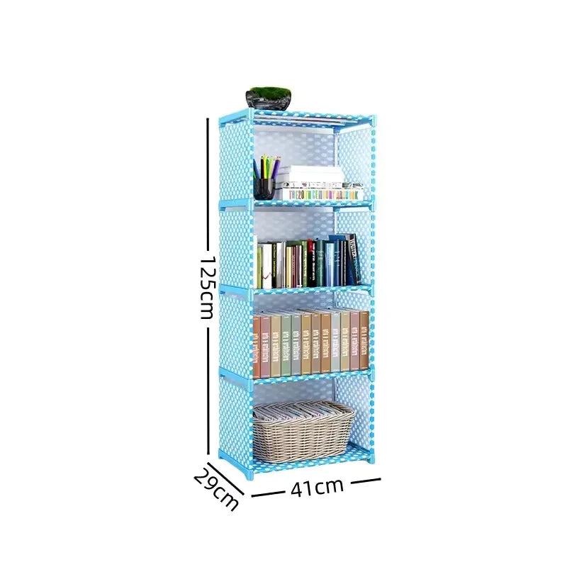 Multipurpose 4-Layer Oxford Storage Rack – Durable Home Organizer - Clarify.pk