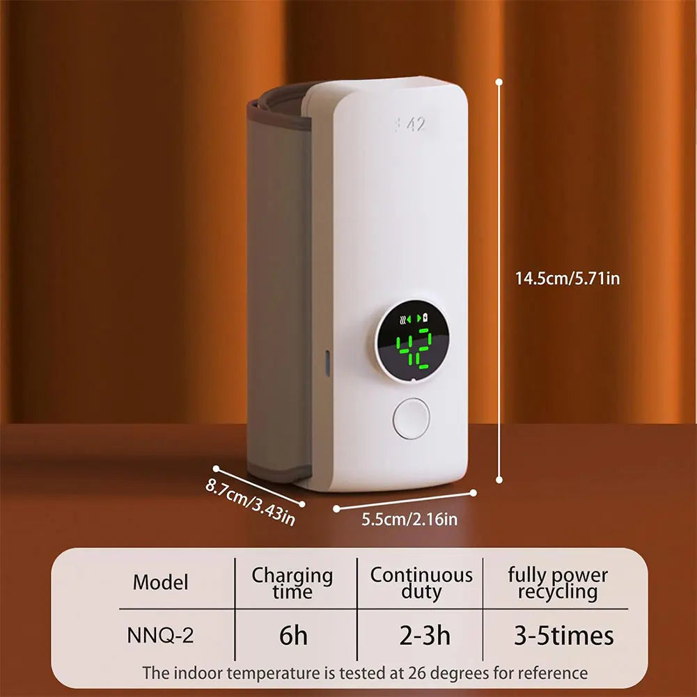 Cordless Rechargeable Travel Milk Warmer with Temperature Control