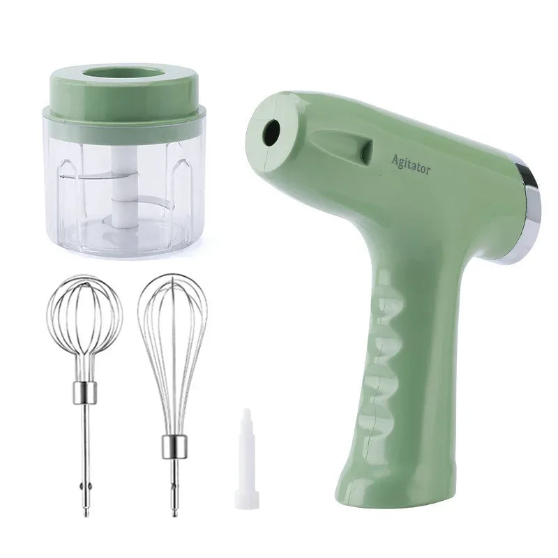 3-in-1 Electric Egg Beater & Blender (Random color) - Clarify.pk