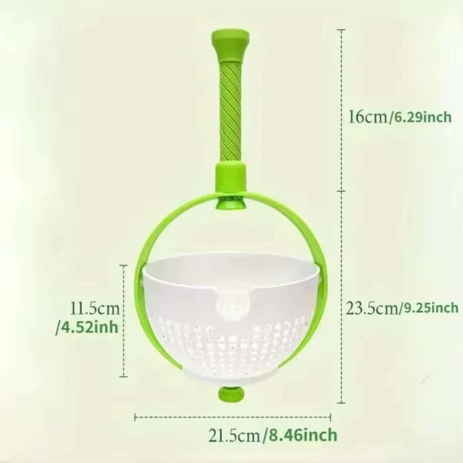 Rotating Drainage Basket – Vegetable & Fruit Spinner - Clarify.pk