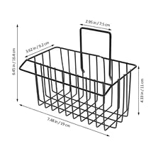 Metal Sponge Holder for Kitchen Sink – Rust-Resistant Iron Organizer with Drip Tray & Dish Cloth Hanger