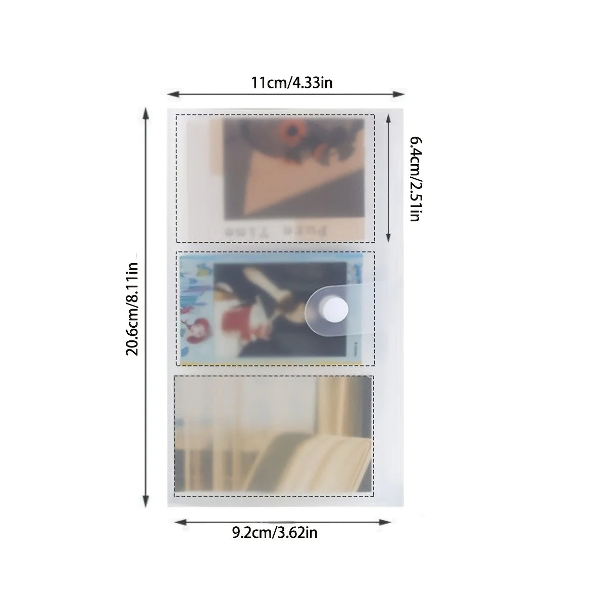 84-Pocket Photo Album Organizer - 3-Grid Card Storage Book