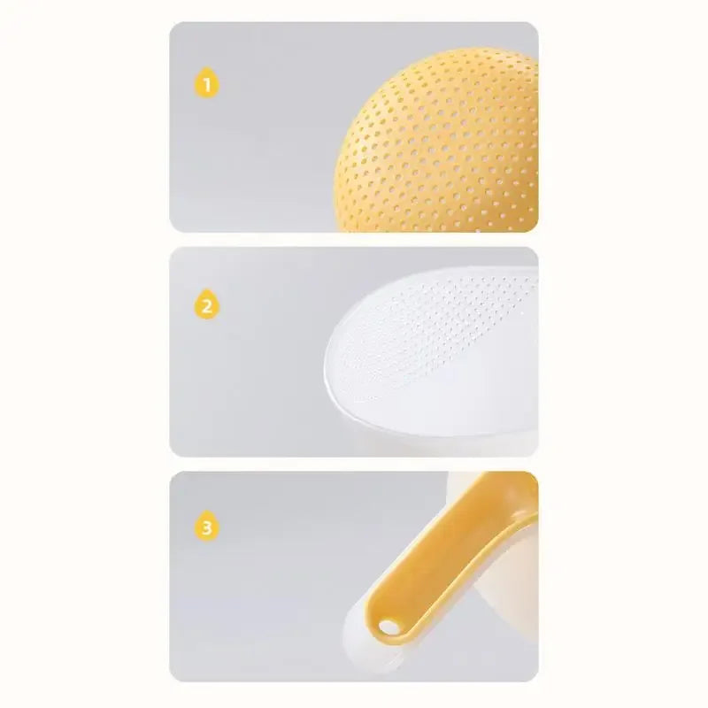 Double Layer Fruit Washing Basket & Rice Strainer - Clarify.pk