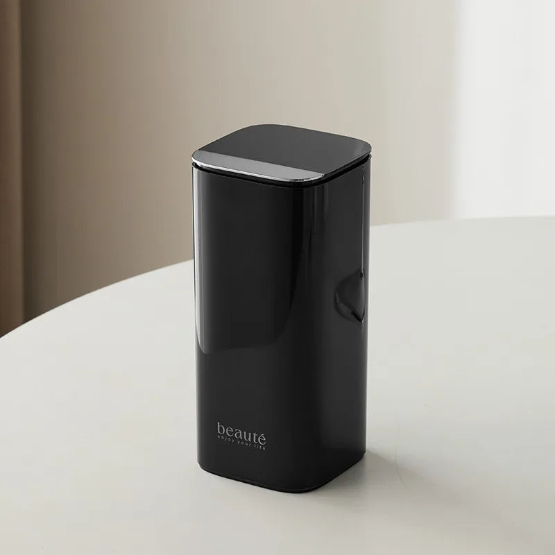 Automatic Lifting Makeup Brush Organizer Four Grid Storage Cosmetic Tools eyeliner eyebrow pencil dust-proof brush bucket