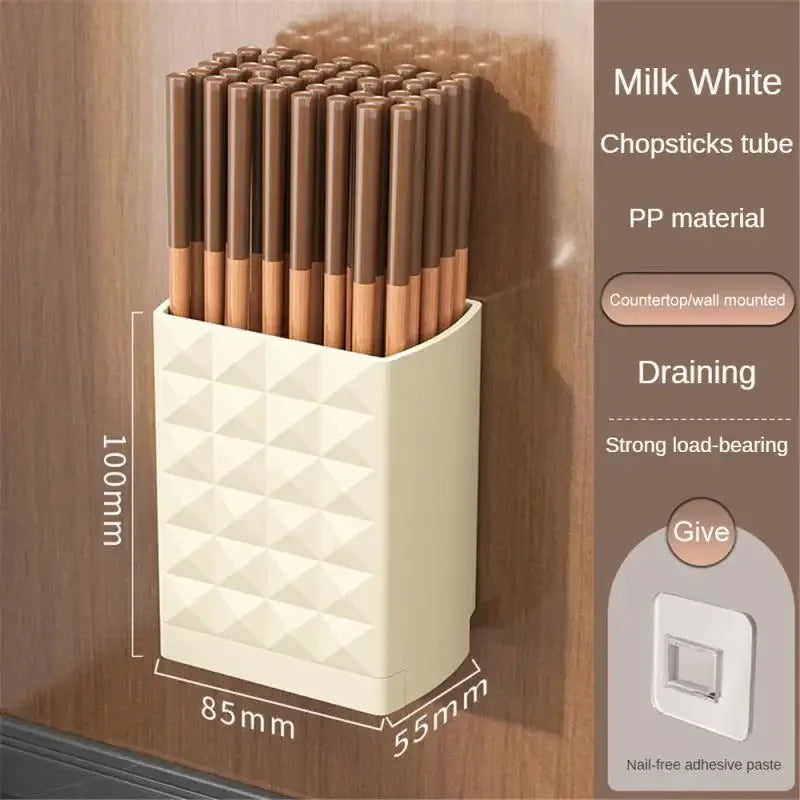 Wall-Mounted Storage Rack – Drillable & Self-Adhesive Organizer (Random) - Clarify.pk