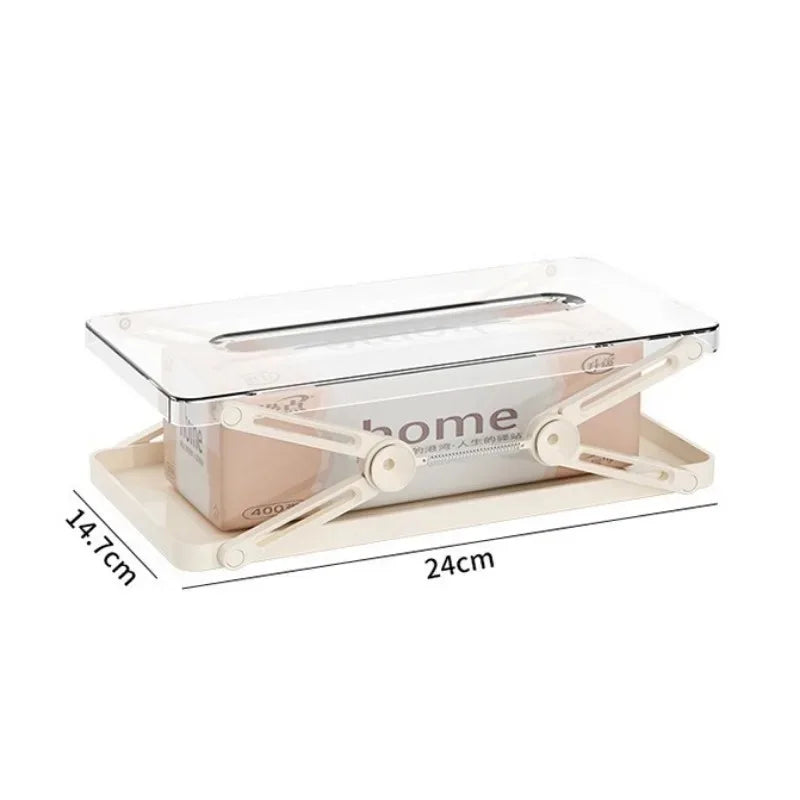 2025 New Liftable Drawer Organizer Creative Spring Drawer Box Living Room Bedroom Dining Room Household Paper Towel Box