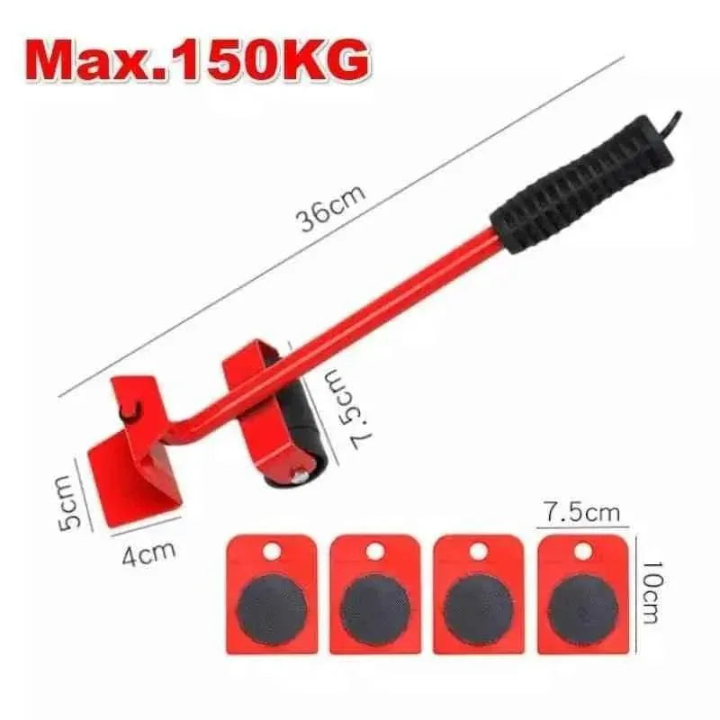 5 in 1 Heavy Furniture Mover Tool Lifter and Transport System - Clarify.pk