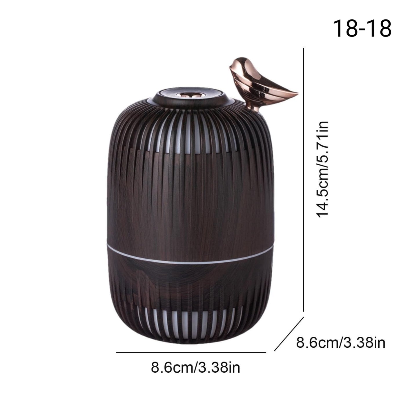 Electric Aroma Diffuser & Mini Humidifier - Cool Mist Glow ZZ