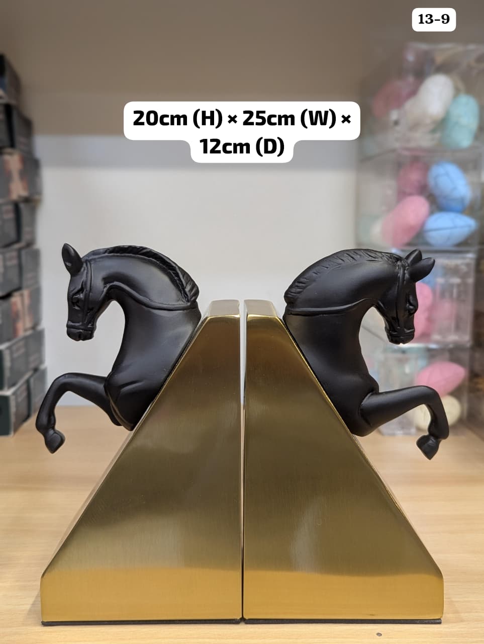 Dynasty Duo Royal Twin Horse Bookends