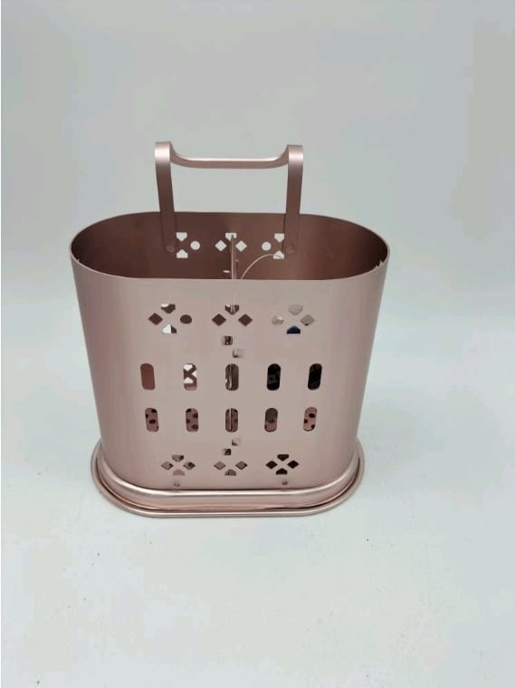 Premium Stainless Steel Cutlery Holder - Dual Slot Spoon Organizer