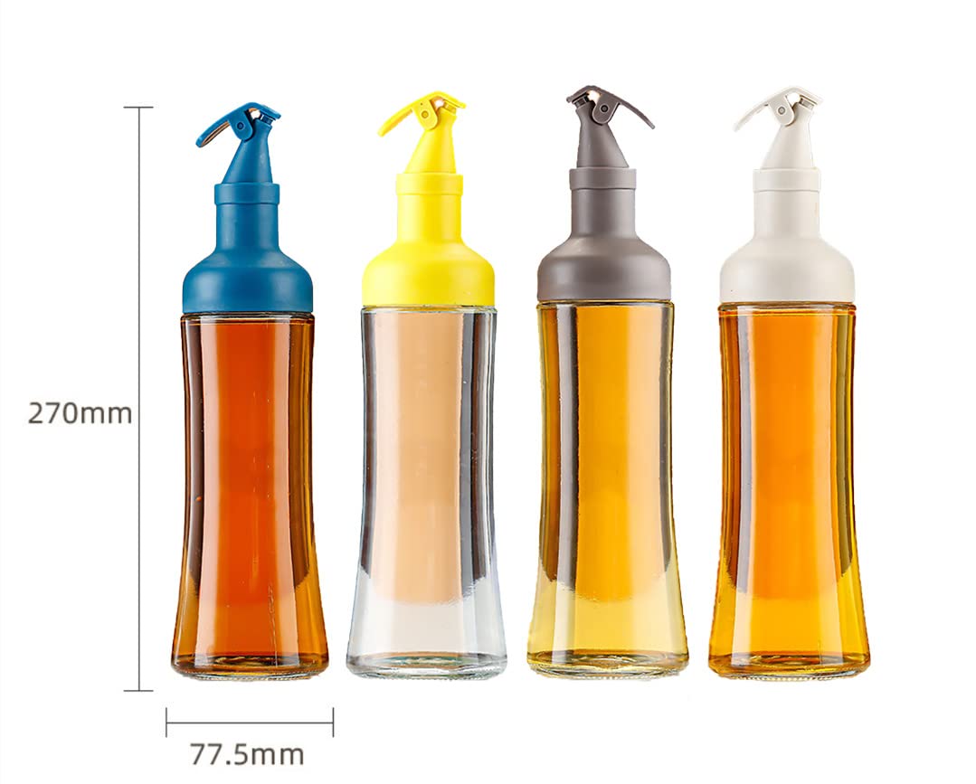 500ml Leak-Proof Glass Oil Dispenser & Vinegar Pourer GH