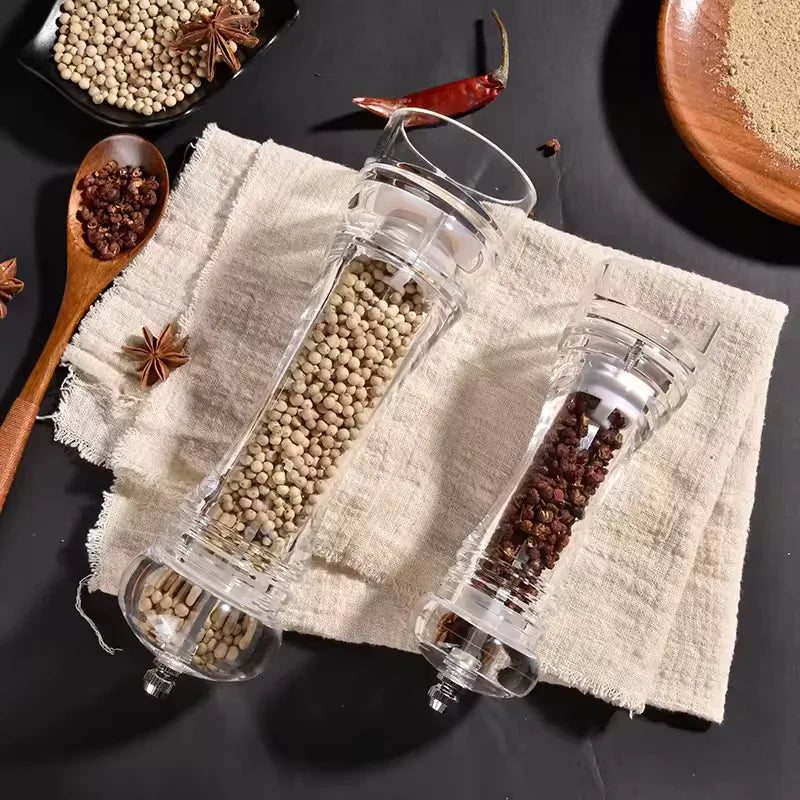 Acrylic Manual Paper Grinder Salt & Pepper Mills - Clarify.pk