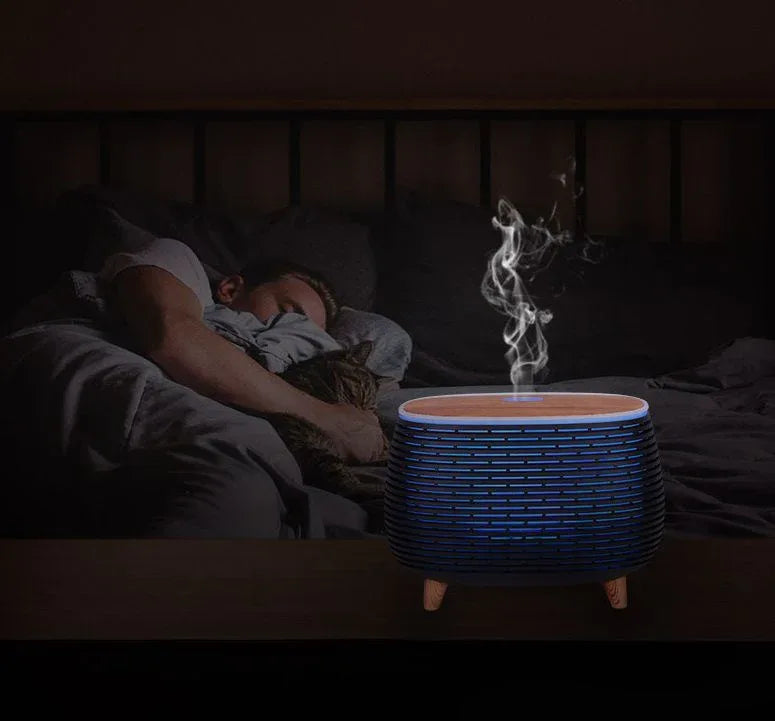 Ultrasonic Home Humidifier with Colorful Ambient Lights - Clarify.pk