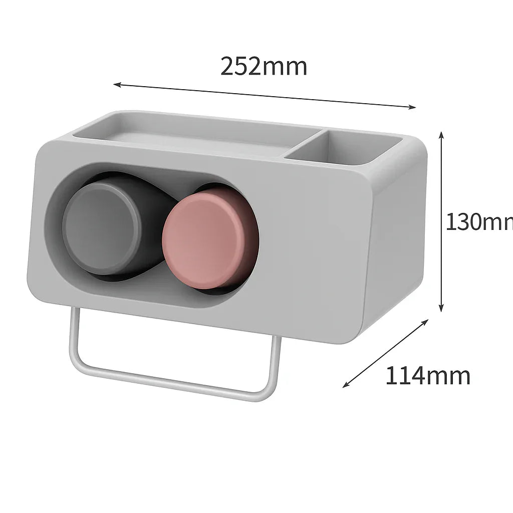 Premium Toothpaste Dispenser – Wall Mounted Bathroom Holder - Clarify.pk