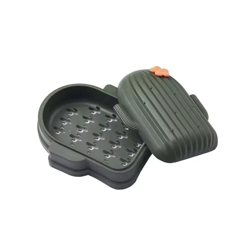 Cactus Shape Soap Dish Holder - Cute Soap Box - Clarify.pk