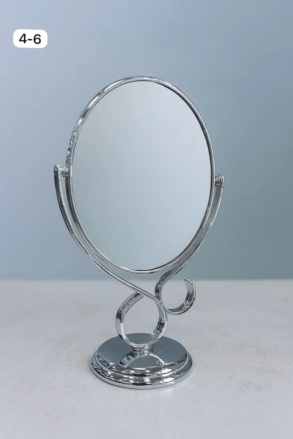 Double Sided Mirror – 360° Rotating Makeup Mirror - Clarify.pk