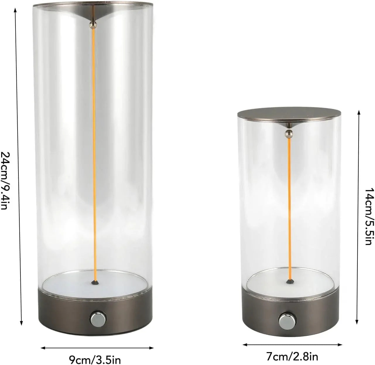Cordless Rechargeable Table Lamp with Breathing Light Effect - Clarify.pk