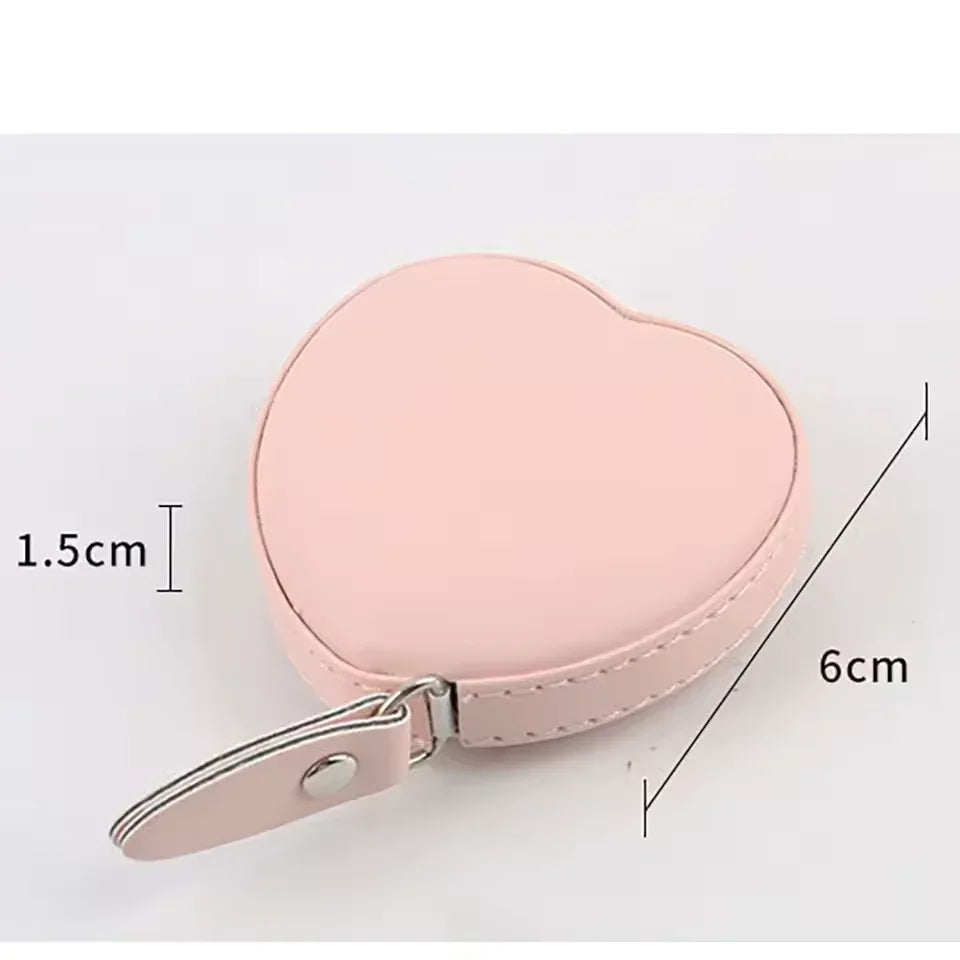 Cute Heart Shaped Measurement Tape - Clarify.pk