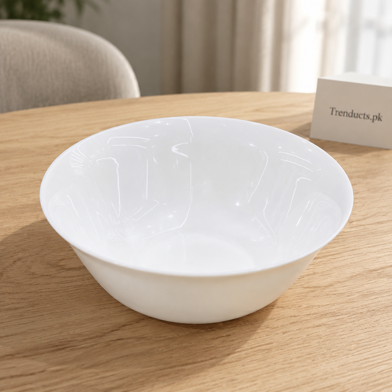 Danny Home Embossed Opal Glass Bowl - 2 Sizes