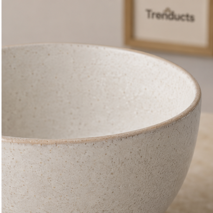 Danny Home Ivory Speckle 4.75-Inch Bowl