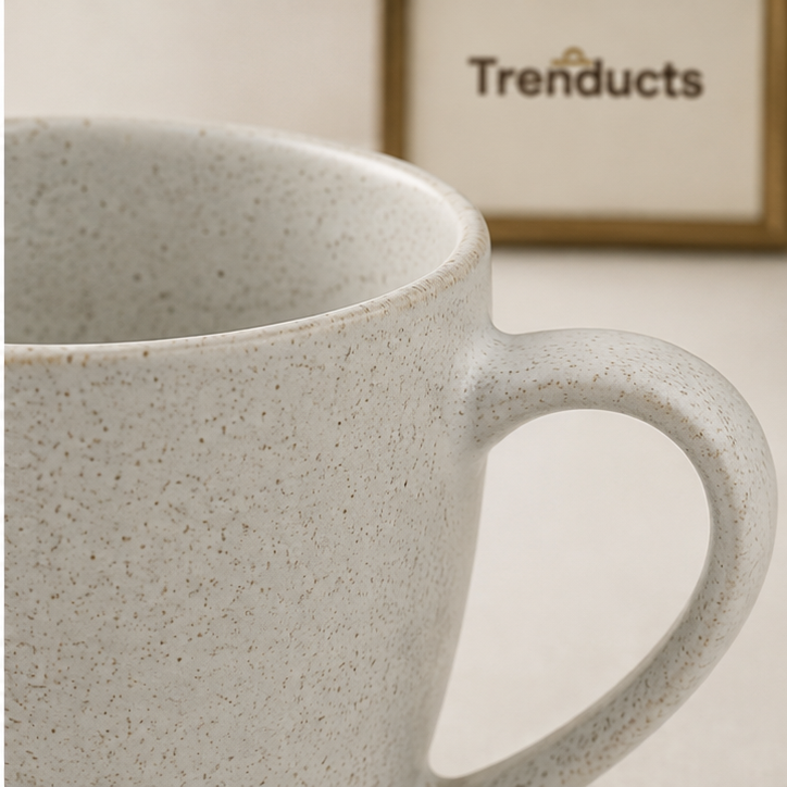 Danny Home Ivory Speckle 400ml Ceramic Mug