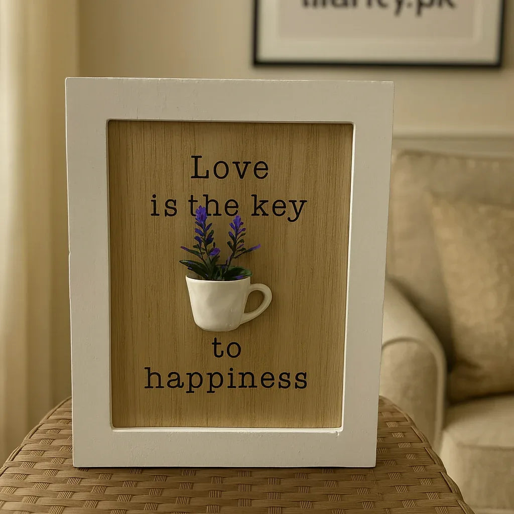 Wooden Key Box – Flowers Design Wall Mounted Organizer - Clarify.pk