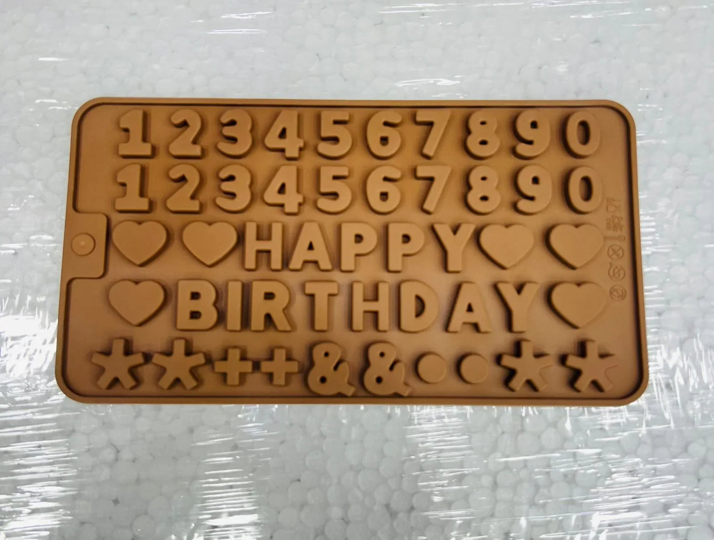 Silicone Alphabet Mold for Chocolate, Kunafah & Jelly - Clarify.pk