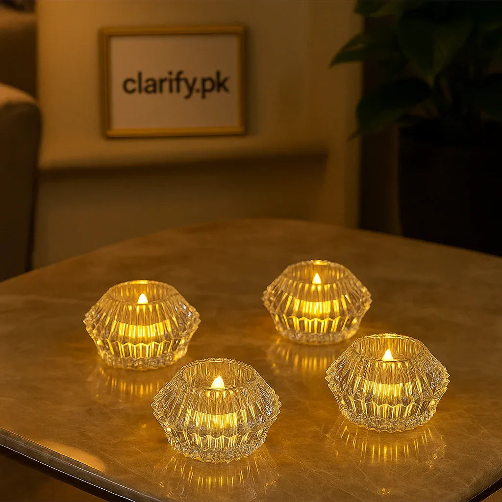 LED Candle – Realistic Flameless Light for Home Décor - Clarify.pk